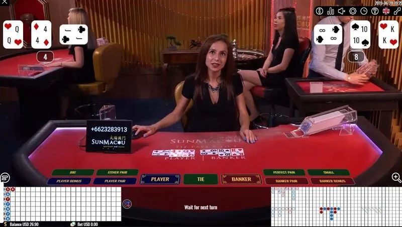 live casino baccarat vivo